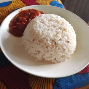 White Rice & Stew