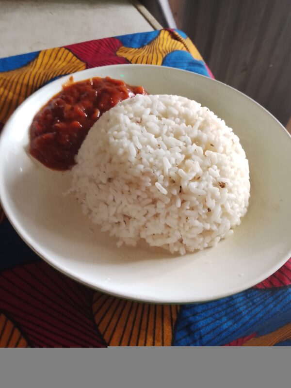 White Rice & Stew